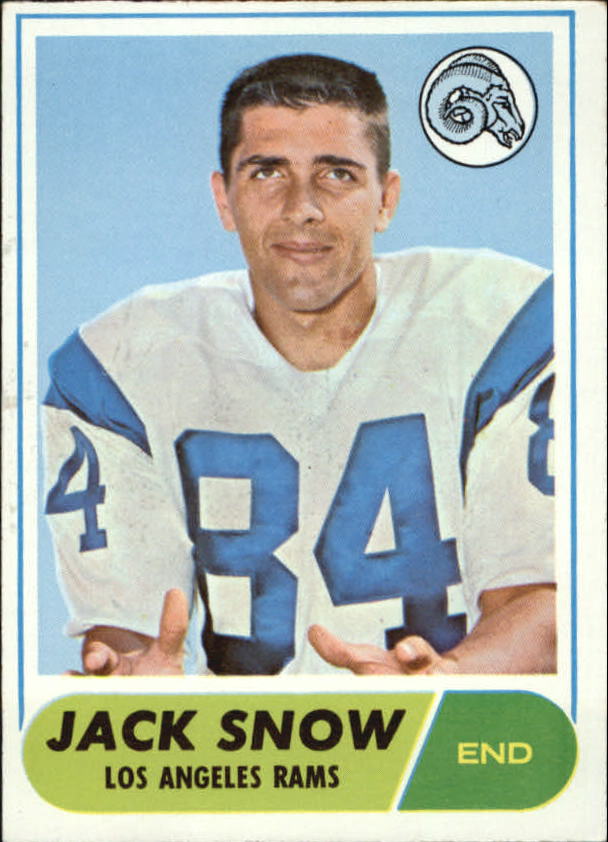 1968 Topps #184 Jack Snow RC