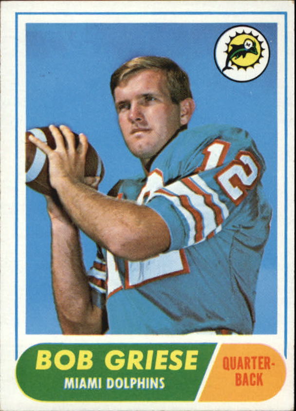 1968 Topps #196 Bob Griese RC