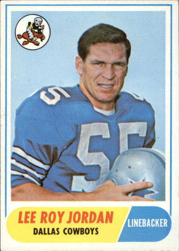 1968 Topps #207 Lee Roy Jordan