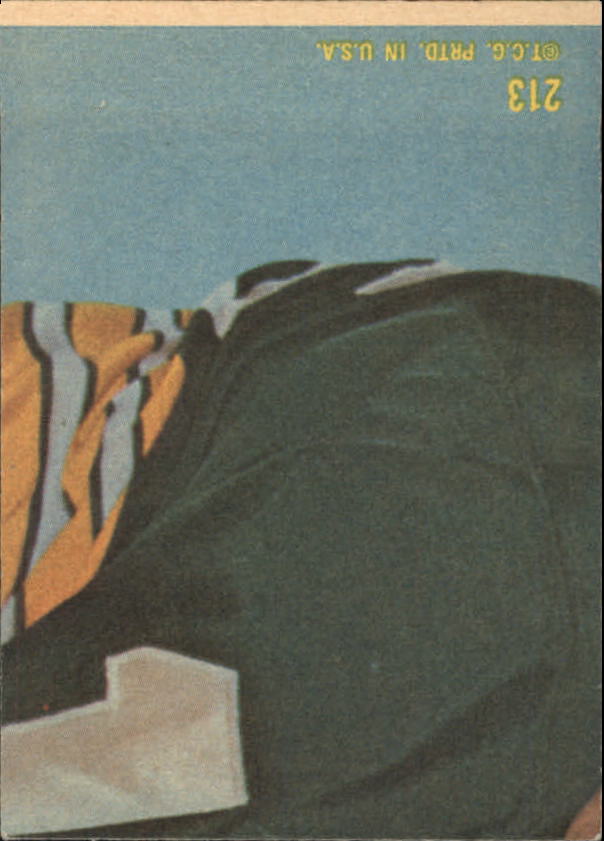 1968 Topps #213 Lenny Lyles back image