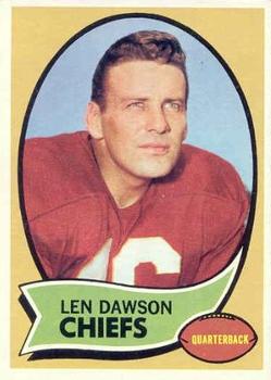 1970 Topps #1 Len Dawson UER