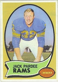 1970 Topps #68 Jack Pardee