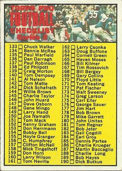 1970 Topps #132 Checklist DP