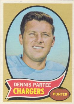 1970 Topps #185 Dennis Partee RC