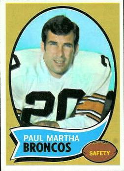 1970 Topps #216 Paul Martha