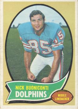 1970 Topps #244 Nick Buoniconti