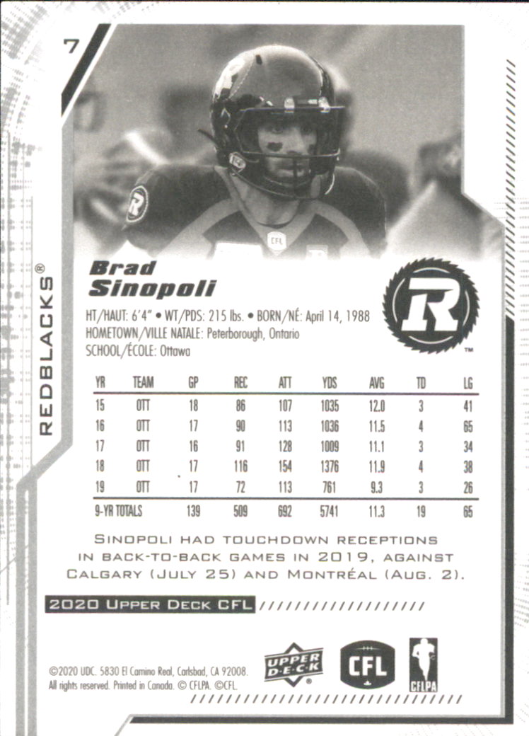 B6609- 2020 Upper Deck CFL Football Card #s 1-200 -You Pick- 15+ FREE US SHIP - Picture 9 of 165