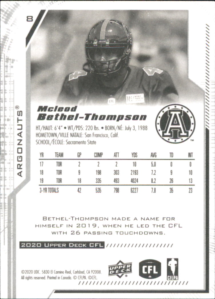 B6609- 2020 Upper Deck CFL Football Card #s 1-200 -You Pick- 15+ FREE US SHIP - Picture 11 of 165