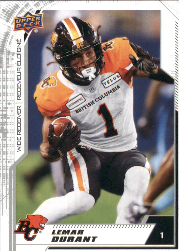 B6609- 2020 Upper Deck CFL Football Card #s 1-200 -You Pick- 15+ FREE US SHIP - Picture 46 of 165
