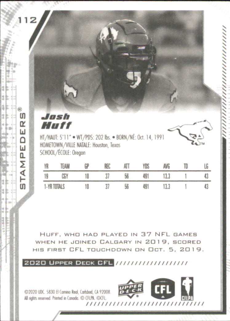 B6609- 2020 Upper Deck CFL Football Card #s 1-200 -You Pick- 15+ FREE US SHIP - Picture 85 of 165