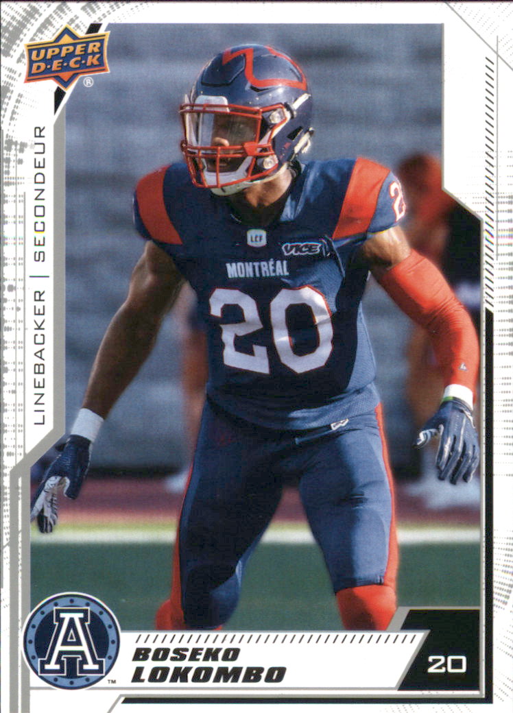 B6609- 2020 Upper Deck CFL Football Card #s 1-200 -You Pick- 15+ FREE US SHIP - Picture 90 of 165