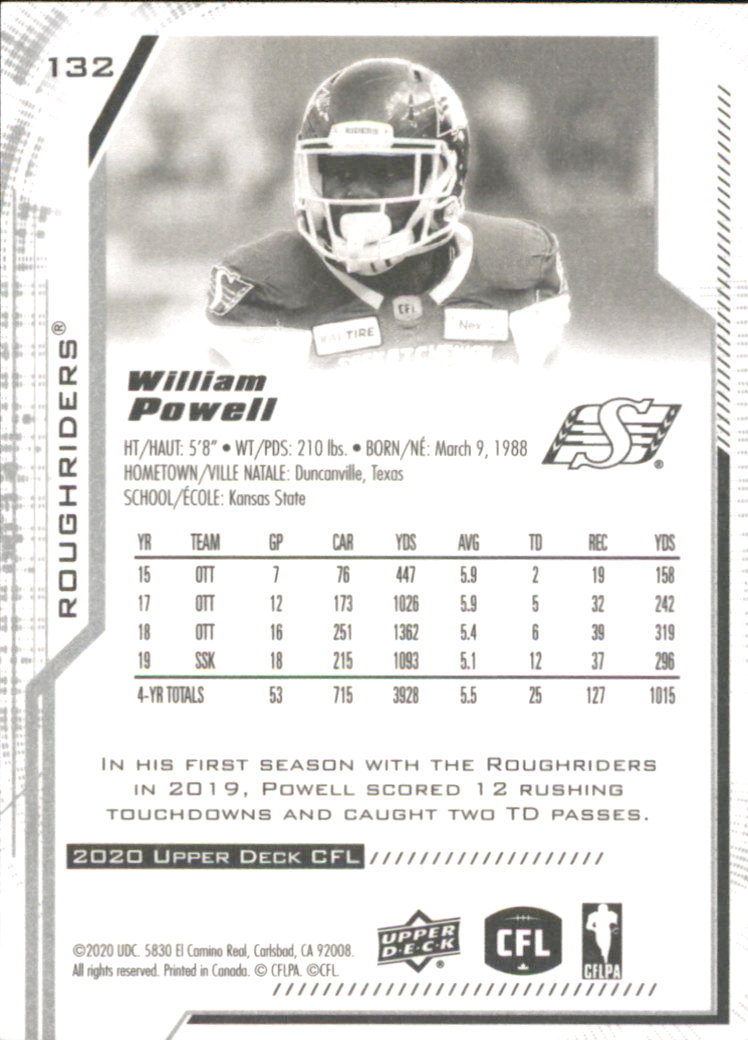 B6609- 2020 Upper Deck CFL Football Card #s 1-200 -You Pick- 15+ FREE US SHIP - Picture 105 of 165