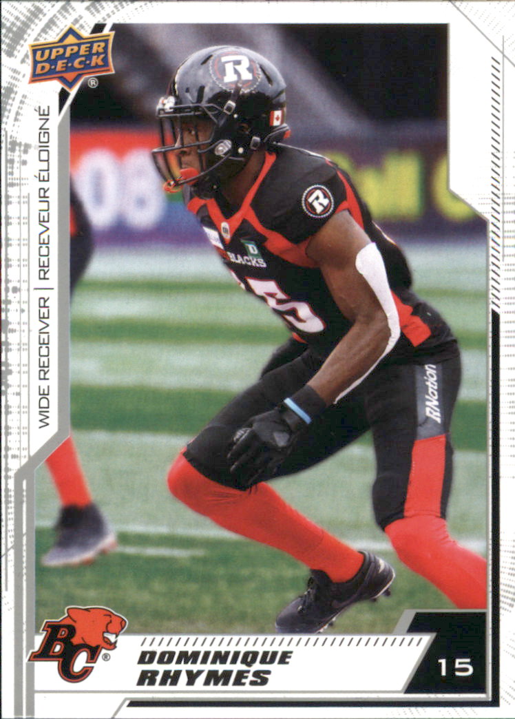 B6609- 2020 Upper Deck CFL Football Card #s 1-200 -You Pick- 15+ FREE US SHIP - Picture 106 of 165