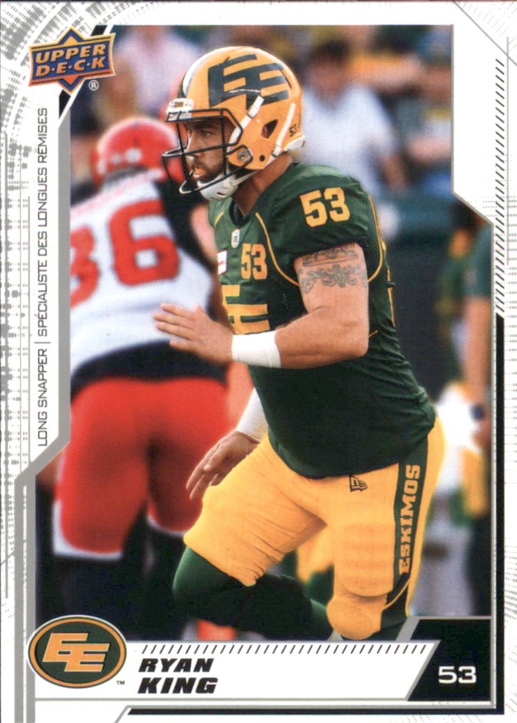B6609- 2020 Upper Deck CFL Football Card #s 1-200 -You Pick- 15+ FREE US SHIP - Picture 108 of 165
