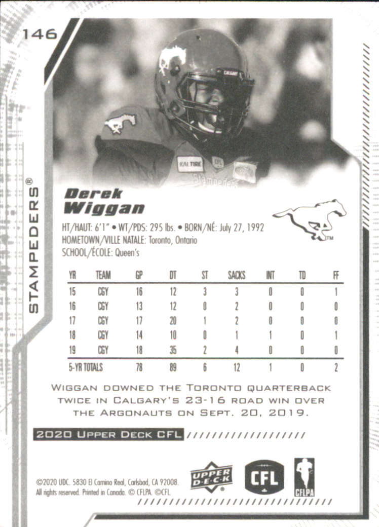 B6609- 2020 Upper Deck CFL Football Card #s 1-200 -You Pick- 15+ FREE US SHIP - Picture 115 of 165