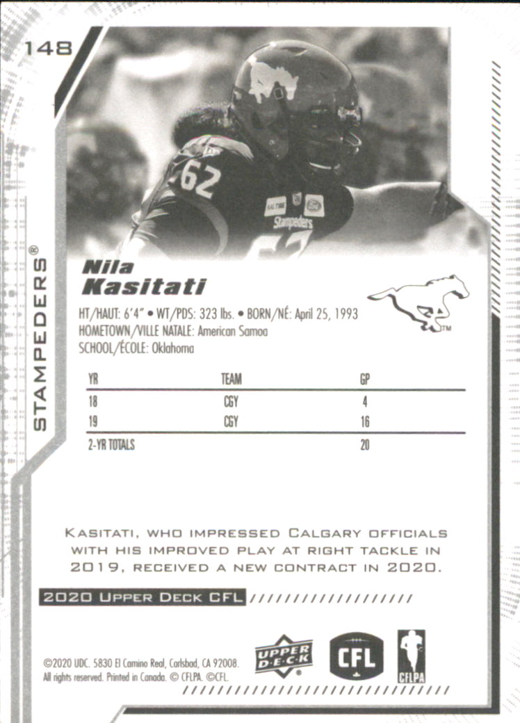 B6609- 2020 Upper Deck CFL Football Card #s 1-200 -You Pick- 15+ FREE US SHIP - Picture 117 of 165
