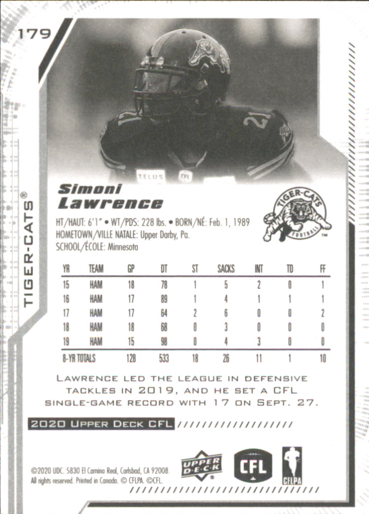 B6609- 2020 Upper Deck CFL Football Card #s 1-200 -You Pick- 15+ FREE US SHIP - Picture 143 of 165