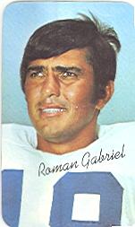 1970 Topps Super #25 Roman Gabriel