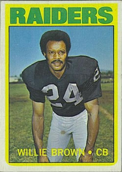 1972 Topps #28 Willie Brown