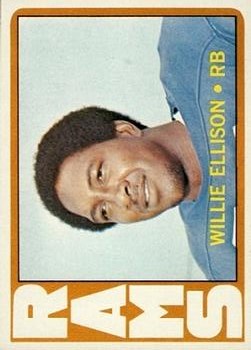 1972 Topps #62 Willie Ellison RC