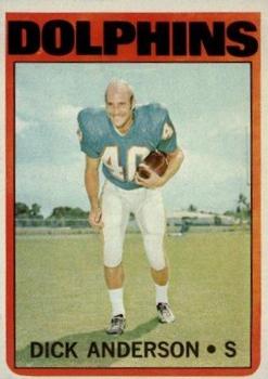 1972 Topps #98 Dick Anderson