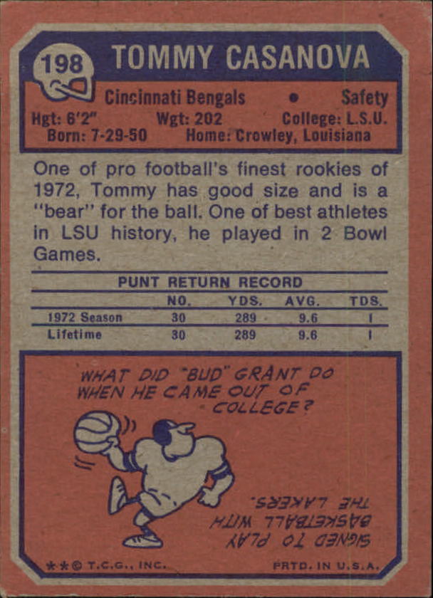 A8695- 1973 Topps FB #s 101-200 APPROXIMATE GRADE -You Pick- 15+ FREE US SHIP - Bild 15 von 22