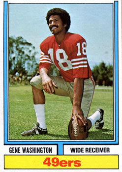 1974 Topps #46 Gene Washington 49er