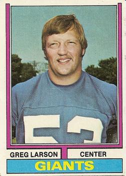 1974 Topps #51 Greg Larson