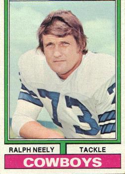 1974 Topps #187 Ralph Neely