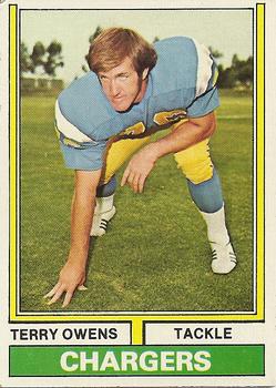 1974 Topps #228 Terry Owens