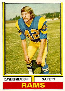 1974 Topps #370 Dave Elmendorf