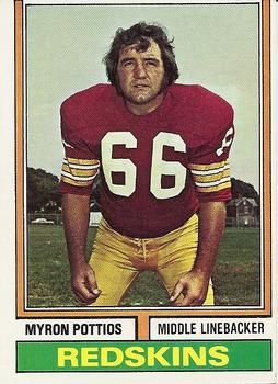 1974 Topps #484 Myron Pottios