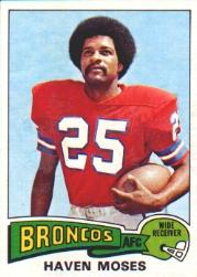 1975 Topps #17 Haven Moses