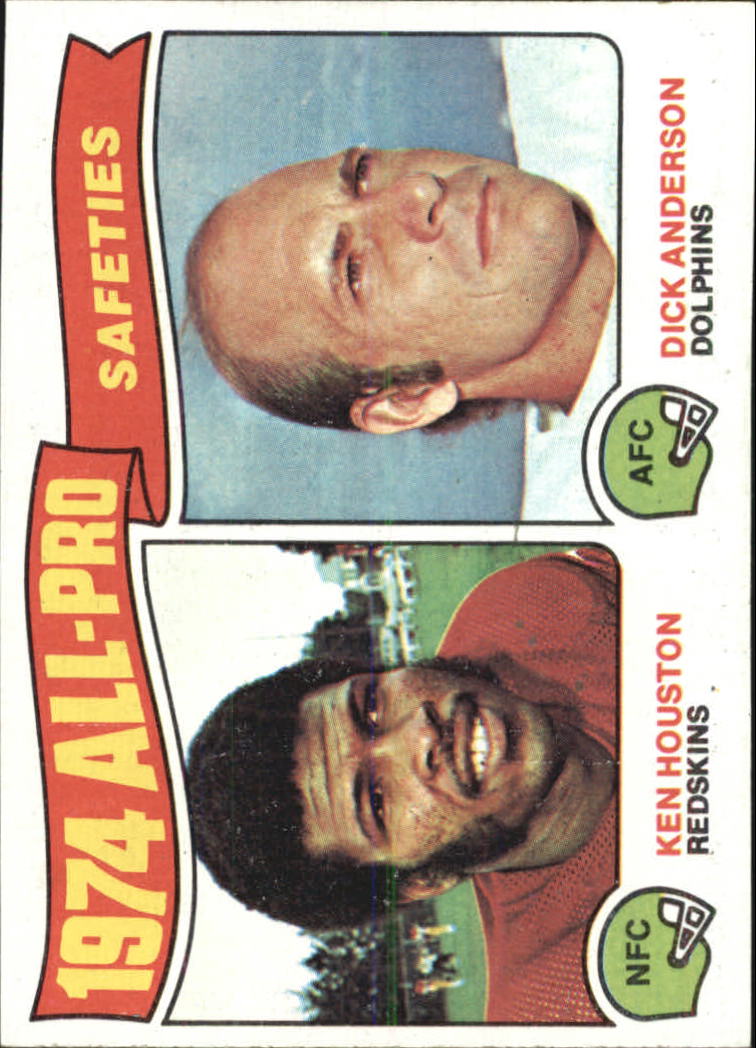 1975 Topps #222 All Pro Safeties/Ken Houston/Dick Anderson
