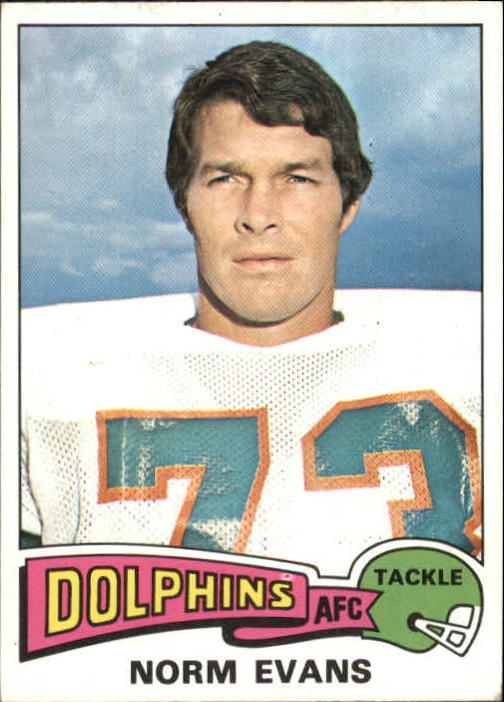 1975 Topps #234 Norm Evans