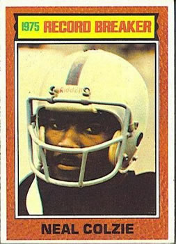 1976 Topps #2 Neal Colzie RB/Punt Returns