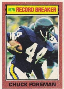 1976 Topps #3 Chuck Foreman RB/Catches 73 Passes
