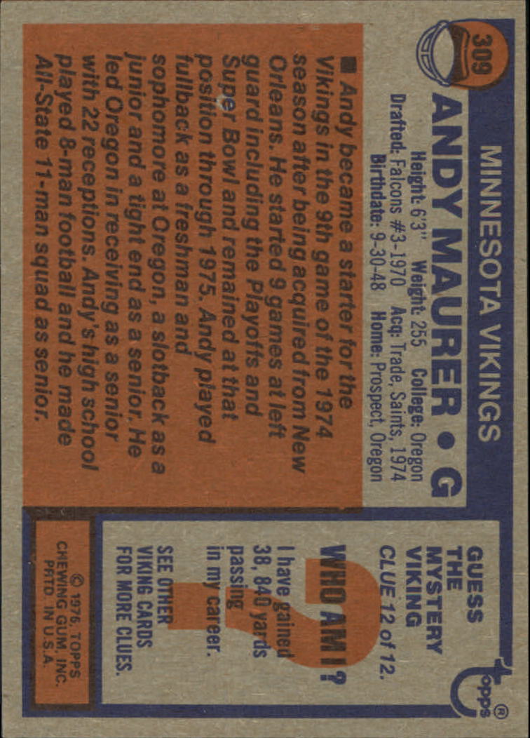 1976 Topps Football (Pick Card From List) C152 11-24 - Picture 251 of 411