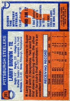 1976 Topps Football (Pick Card From List) C152 11-24 - Picture 313 of 411