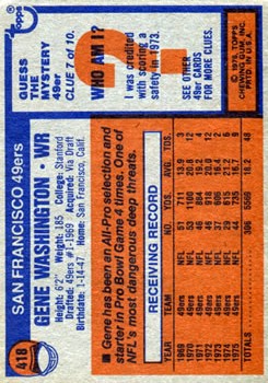 1976 Topps Football (Pick Card From List) C152 11-24 - Picture 357 of 411