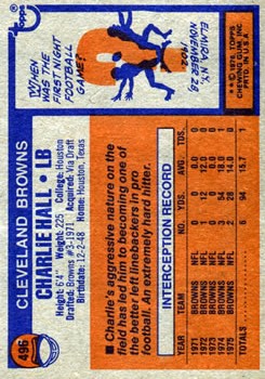 1976 Topps Football (Pick Card From List) C152 11-24 - Picture 411 of 411