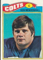 1977 Topps #13 Ken Mendenhall