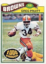 1977 Topps #25 Greg Pruitt