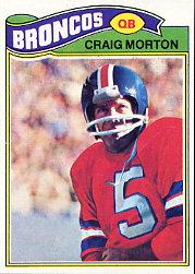 1977 Topps #27 Craig Morton