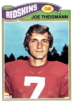 1977 Topps #74 Joe Theismann