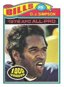 1977 Topps #100 O.J. Simpson AP