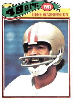 1977 Topps #156 Gene Washington 49er