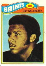 1977 Topps #257 Tony Galbreath RC