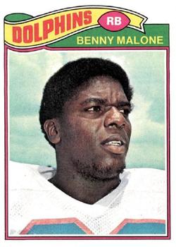 1977 Topps #316 Benny Malone RC