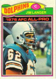 1977 Topps #390 Jim Langer AP